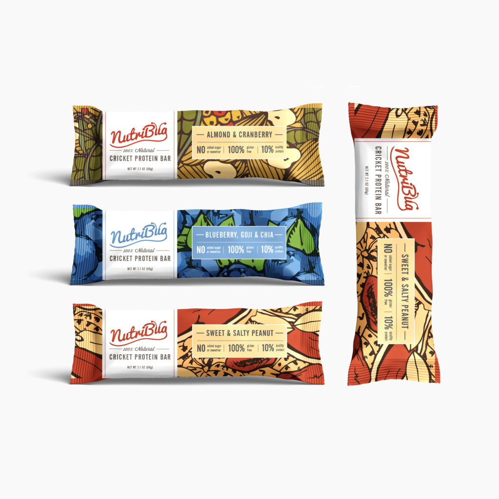 Cricket Protein Bars Pack of three flavours